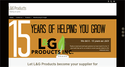 Desktop Screenshot of lgproducts.com